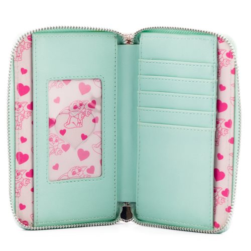Star Wars: The Mandalorian Grogu Valentines Zip-Around Wallet