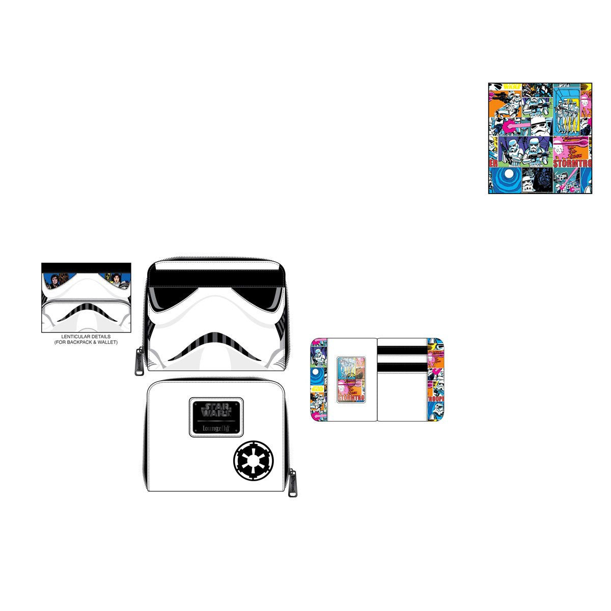 Star Wars Stormtrooper Zip-Around Wallet