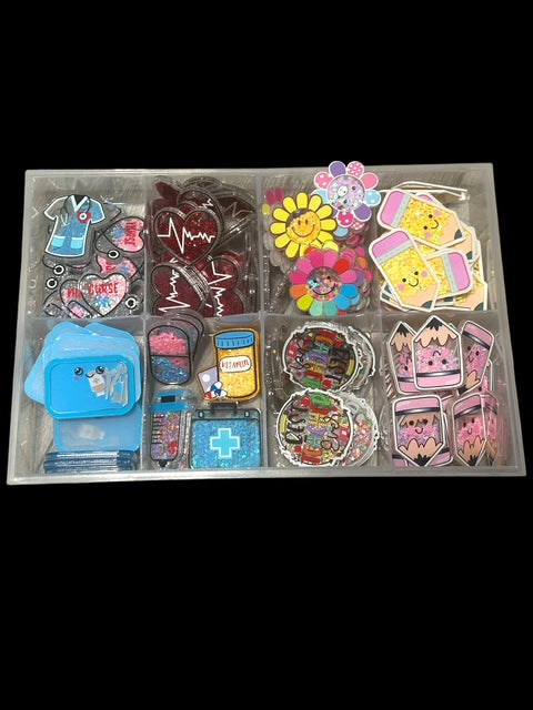 8-Compartment Plastic Tray