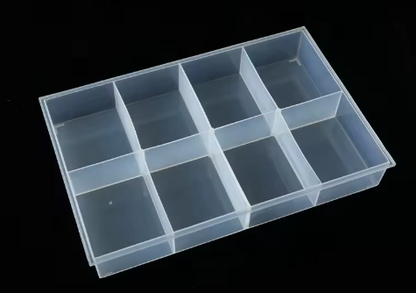 8-Compartment Plastic Tray