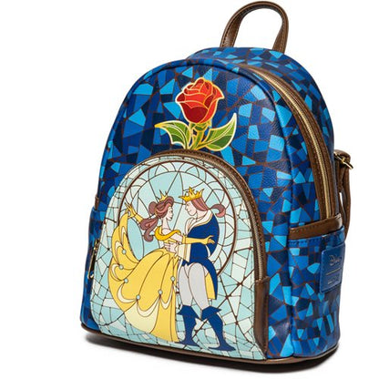 Beauty and the Beast Stained-Glass Window Mini-Backpack - EE Exclusive
