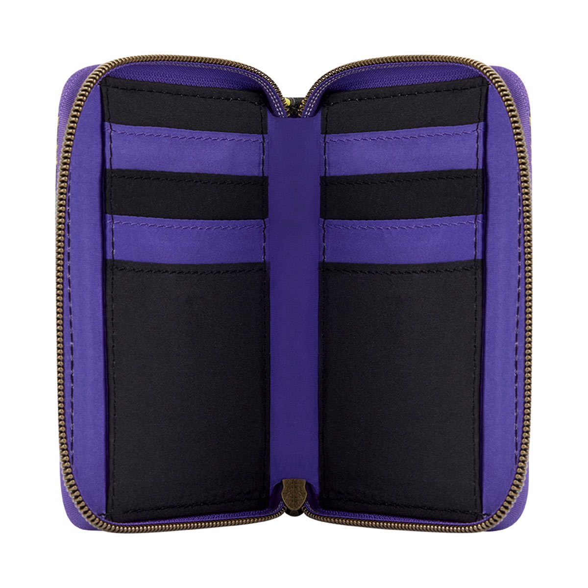 Disney Villains Print Zip-Around Wallet