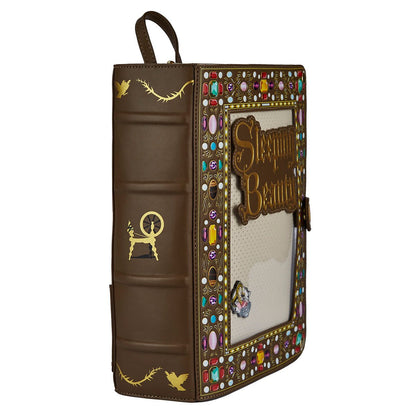 Sleeping Beauty Story Book Pin Collector Backpack