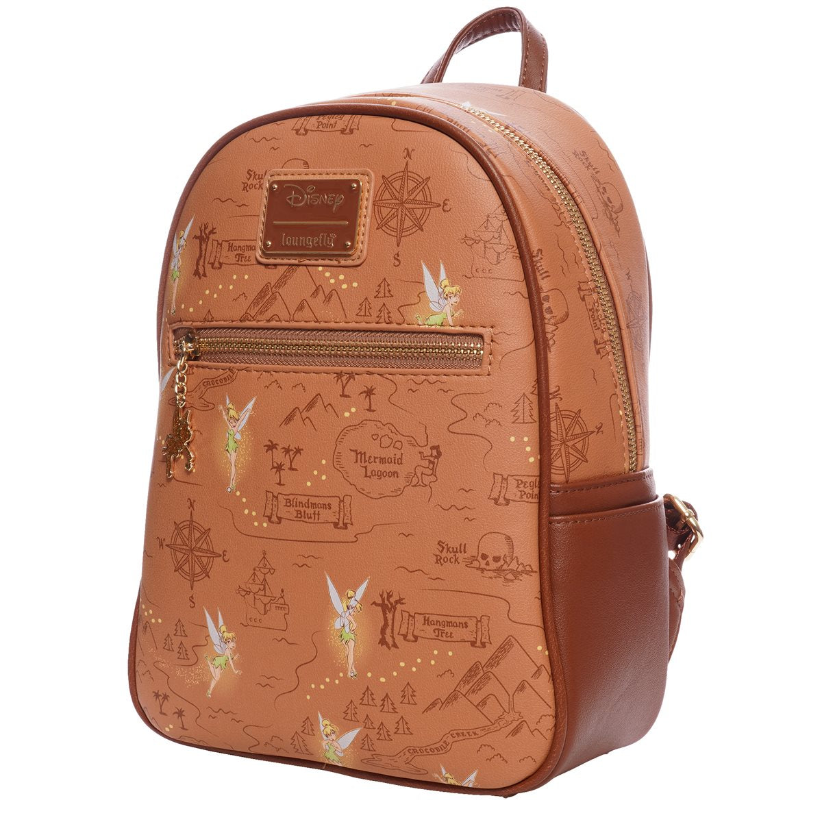Peter Pan Neverland Map Mini-Backpack - Entertainment Earth Exclusive