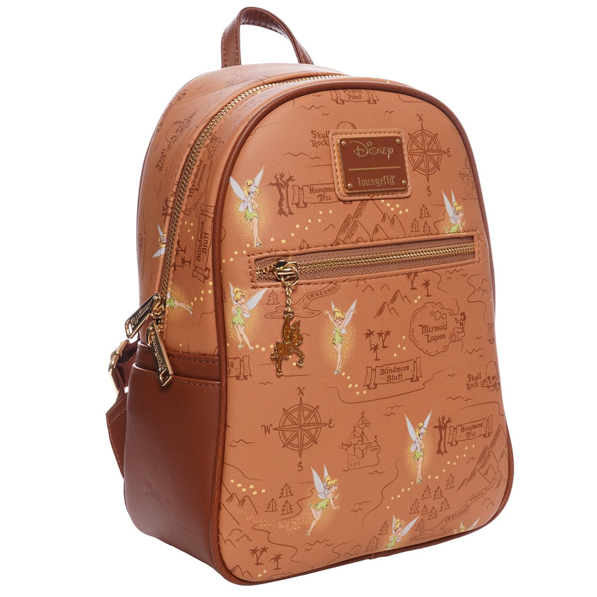 Peter Pan Neverland Map Mini-Backpack - Entertainment Earth Exclusive